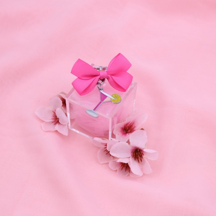 Portachiavi Cocktail Bomboniera Su Plexiglass Ideale Per Compleanno