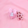 Bomboniera Confezionata Portachiave Nascita Baby Carillon Rosa Bimba