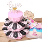 Torta Bomboniere Musicali Ciondoli Microfono Moderno Compleanno