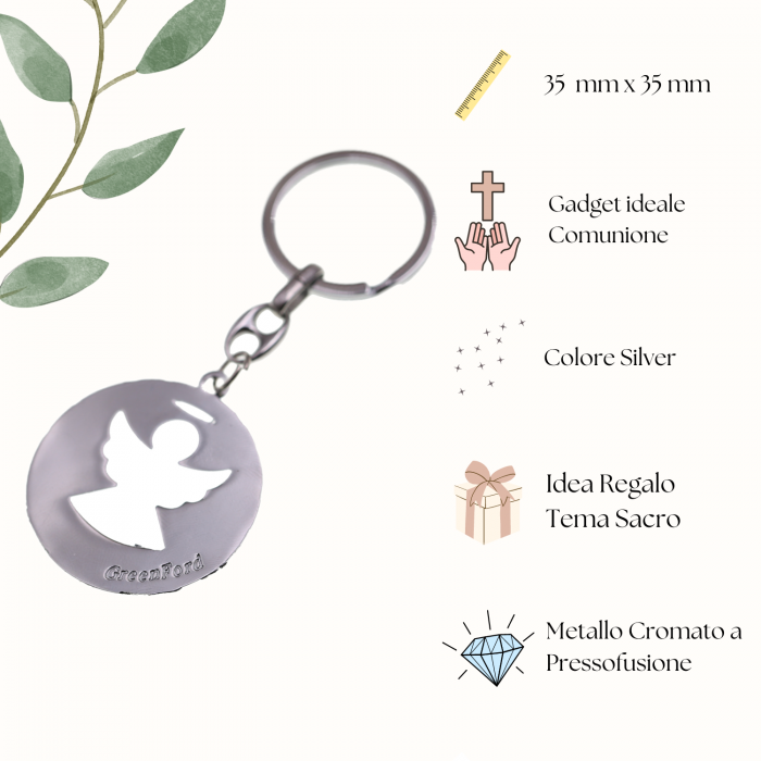 Plexiglass Con Portachiave Angelo con Aureola