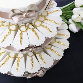 Torta Bomboniera Compleanno Corno Portafortuna Gold