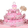 Torte Saponi Profumatissimi Nascita e Comunione Con Fiore Rosa