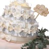 Bomboniere Portachiavi Albero della Vita Cuoricini Torta da 25 Sacchetti