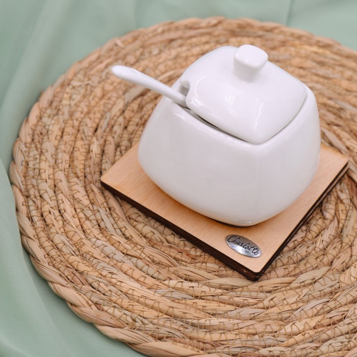 Zuccheriera Bomboniere Utili Matrimonio linea Charlotte Porcellana - Viale Magico Bomboniere