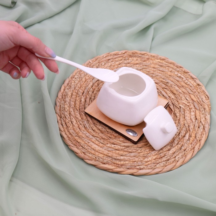 Zuccheriera Bomboniere Utili Matrimonio linea Charlotte Porcellana - Viale Magico Bomboniere