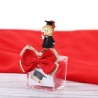 Statuina Dottoressa Laureata Bomboniere Plexiglass con confetti