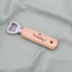 Apribottiglie con frase personalizzata per Bar e logo