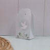 Tag Scatolina portaconfetti Cresima con Colomba FAI DA TE