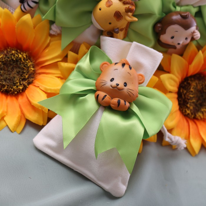 Torta Sacchetti Baby Savana Dream Animaletti Magnete Battesimo