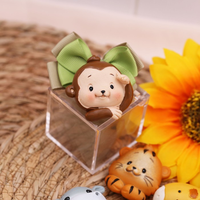 Plexiglass Baby Savana Dream Bomboniera Animaletti Magnete Nascita