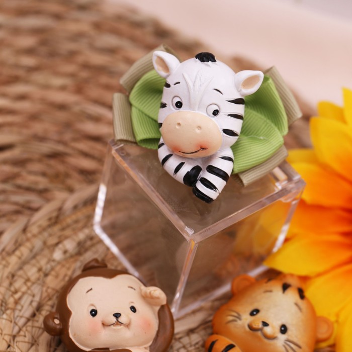 Plexiglass Baby Savana Dream Bomboniera Animaletti Magnete Nascita