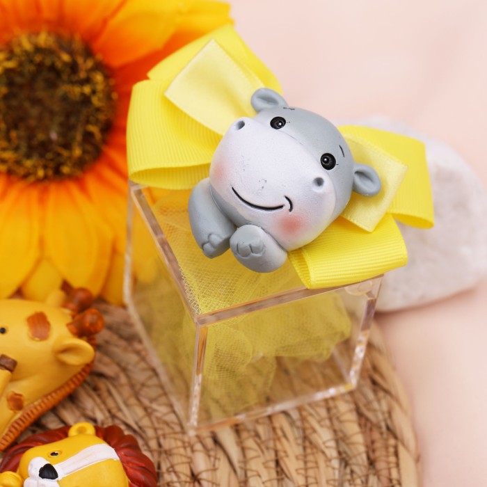 Plexiglass Baby Savana Dream Bomboniera Animaletti Magnete Nascita