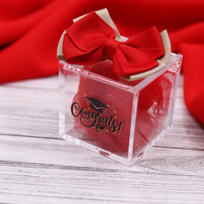 Bomboniere Laurea Plexiglass Confezionate Con Grafica