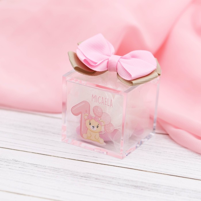 Bomboniere Personalizzate Primo Compleanno Bimba Plexiglass