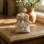 Albero della vita su Sacchetto con Appendino Sacra Famiglia