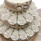 Sacra famiglia su albero della vita Torta Portaconfetti con Appendino