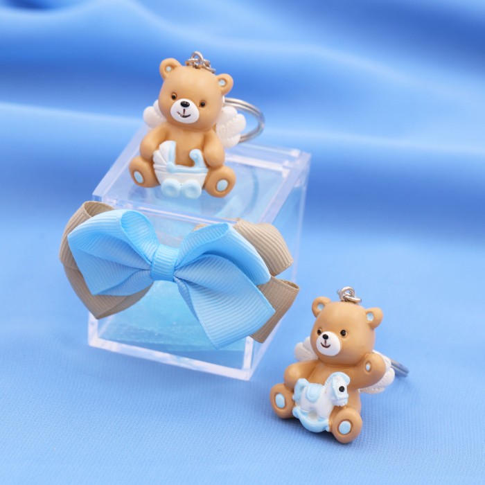 Portachiave Orsetto con Ali Bimbo Magicorsetti Confezionato