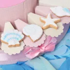 Torta Bomboniere Conchiglie Magnete Prima Comunione Tema Mare Versione In Rosa