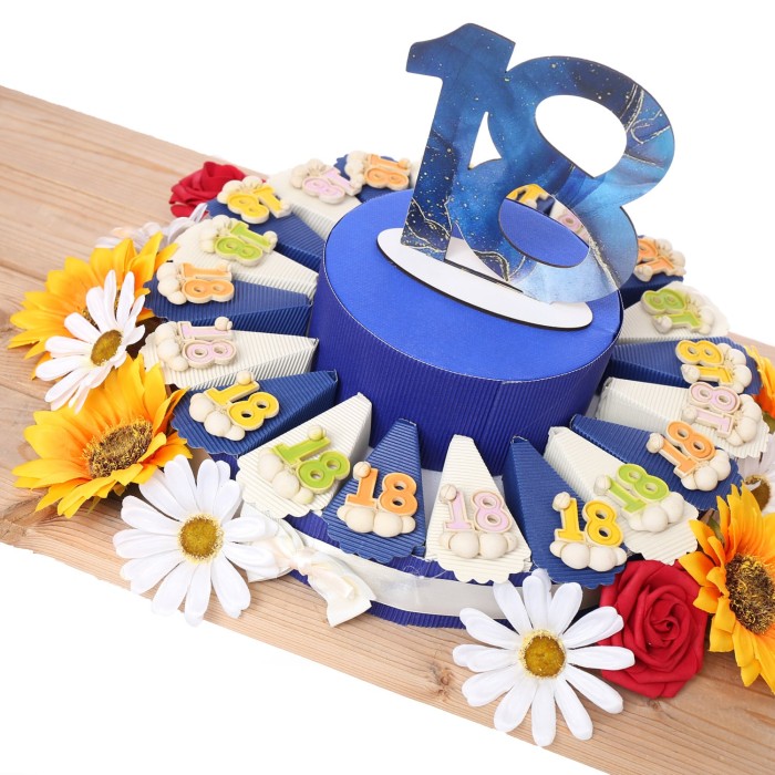 Bomboniere Compleanno Magnete 18 Su Torta