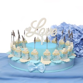Torta BonBon Biberon in Legno Memoclip Bimbo