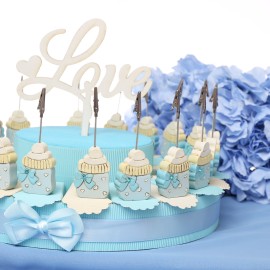 Torta BonBon Biberon in Legno Memoclip Bimbo