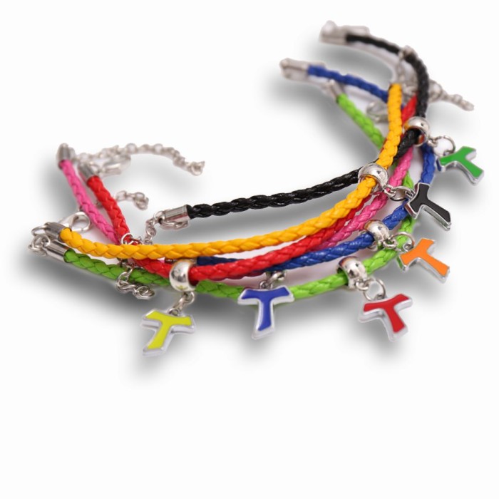 Mini Tao Braccialetti con Ciondoli per Prima Comunione