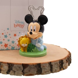 Bomboniera Disney Battesimo e Nascita Bimbo Topolino con Leoncino