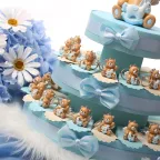 Orsetto con Ali Torte Bomboniere Bimbo Portachiavi Magicorsetti