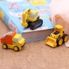Bomboniere Battesimo gru ed escavatore mix costruzioni statuine