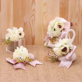 Bomboniere Matrimonio confezionate con fiori avorio in pick