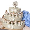 Comunione Sacro Cuore Angelo Bimbo Torta Bomboniere Statuina multipiano viale magico