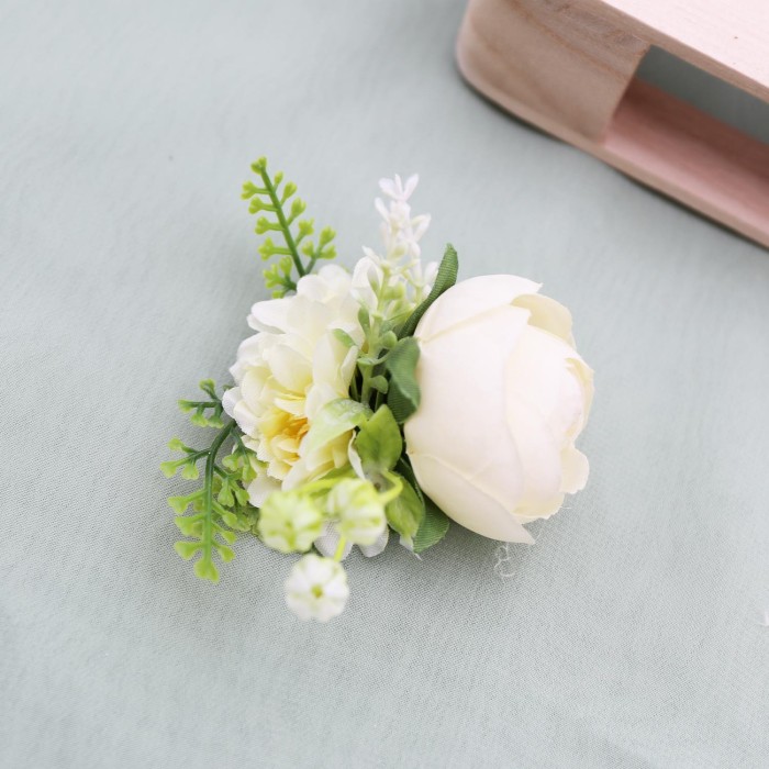 Pick di peonie bianche per matrimonio da confezionare fai da te