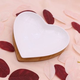 Bomboniere Matrimonio piatto in ceramica cuore