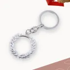 Laurea Bomboniera Fai da te Corona di Alloro semipiena Chrome