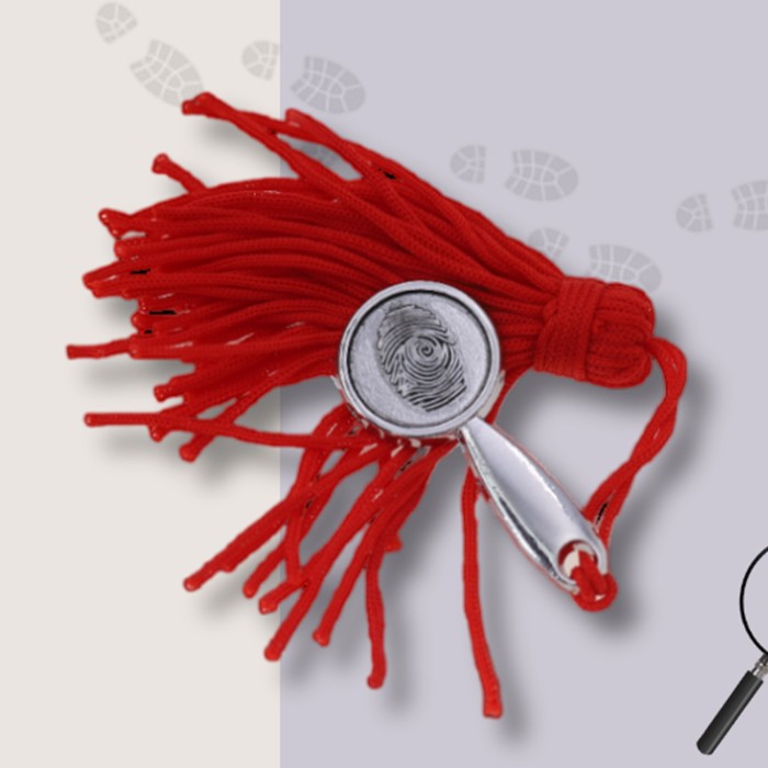 Bomboniera laurea in criminologia fai da te lente di ingrandimento con impronta