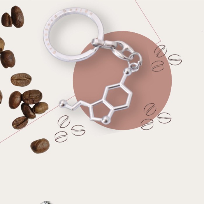 Molecola del caffè Bomboniera laurea in chimica e biologia fai da te serotonina Molecola del caffè Bomboniera laurea in chimica e biologia fai da te serotonina