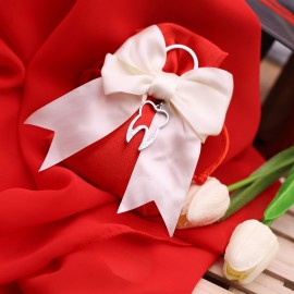 Dente con Portachiave per Laurea Dentistica Sacchetto raso