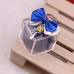 Ciondolo compleanno e laurea forchetta e spaghetti confezionata