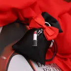 Rossetto Rosso Bomboniera sacchetto per Compleanno 18 anni con Portachiavi