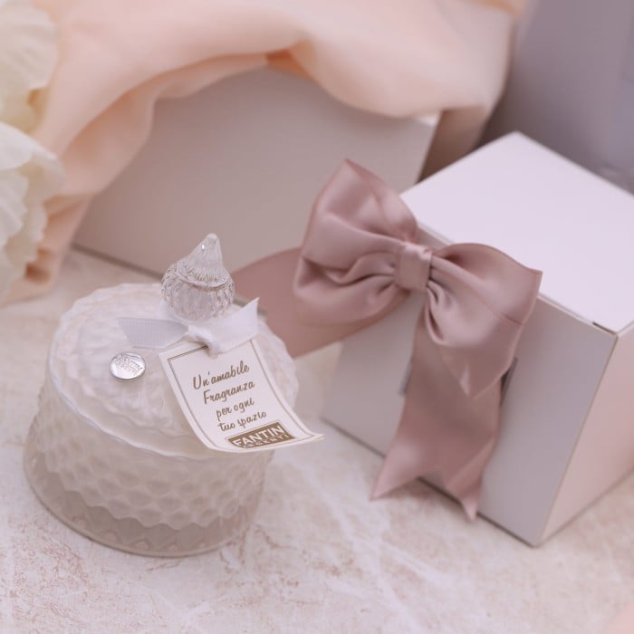 Cristalli per matrimonio Bomboniere candele confezionate viale magico confezioni