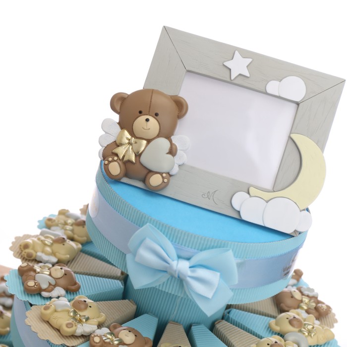 Quartetto Orsetti Angelici Magneti Su Torta