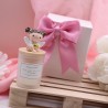 Comunione bimba candela cuore degli angeli confezionata Battesimo