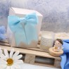 Cuore degli angeli bimbo Battesimo e Comunione candela confezionata vmb