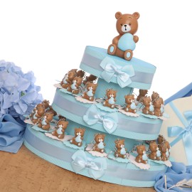 Portachiavi a forma di Orso Ideale per festeggiare Nascita e Battesimo di un Bimbo
