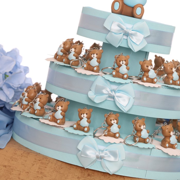 Torta Portaconfetti Completa e già assemblata con Gadget Orsetto Millecuori