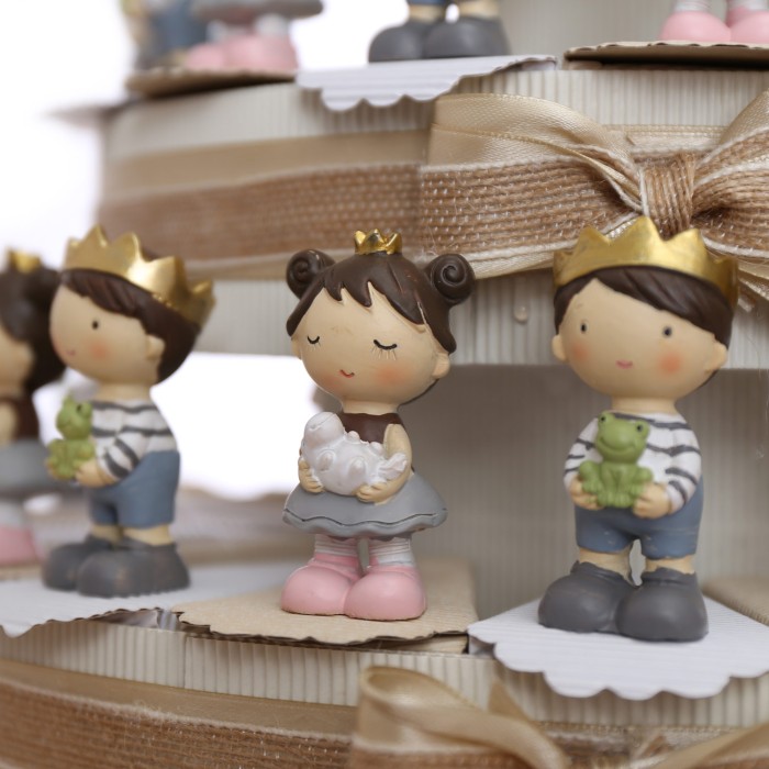 Bomboniere Battesimo gemelli principe ranocchio e principessa unicorno vialemagico bomboniere