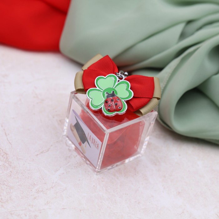 Bomboniera ideale per la Laurea, come simbolo della fortuna e confetti