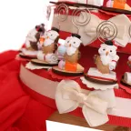 Torta con Gufetti Portafoto per Laurea.