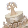 Torta Bomboniere Matrimonio con Albero della Vita Statuine Confetti