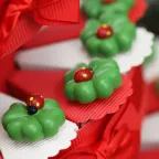 Quadrifoglio e coccinella Calamita su Torta bomboniere Laurea